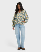 BILLABONG - ALL THE TIME SHERPA 1/2 ZIP| MASON BLUE