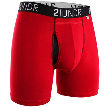 2UNDR - SWING SHIFT BOXER BRIEF | RED/RED