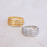 PURA VIDA - WAVY RING | GOLD