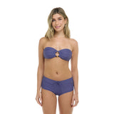 BODY GLOVE - SMOOTHIES IRENE BANDEAU TOP | IRIS