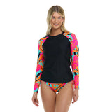 BODY GLOVE - CANOPY SLEEK RASH GUARD | BUBBLEGUM