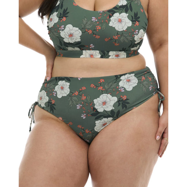 BODY GLOVE - AURORA HIGH TIDE PLUS SIZE BIKINI BOTTOM | SAGUARO