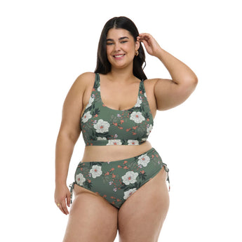 BODY GLOVE - AURORA AMORE PLUS SIZE SCOOP TOP | SAGUARO