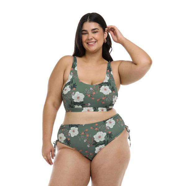 BODY GLOVE - AURORA AMORE PLUS SIZE SCOOP TOP | SAGUARO