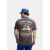 COUNTRY LIBERTY - BACKROAD BANDITS TEE | Vintage Grey