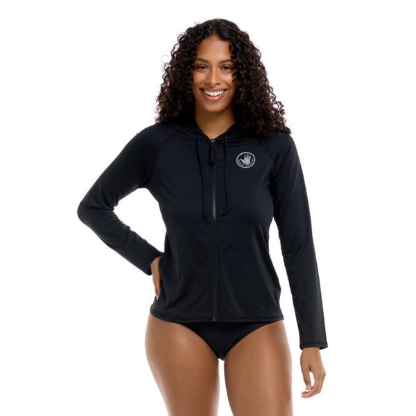 BODY GLOVE - MANDI HOODED RASHGUARD | BLACK