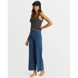 BILLABONG - FREE FALL HIGH-WAIST DENIM PANTS | OCEANA BLUE