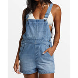 BILLABONG - SAND CANYON DENIM OVERALLS | LIGHT WASH