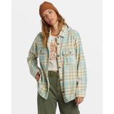 BILLABONG - A/DIV FORGE FLEECE FLANNEL SHACKET | BLUE HAZE