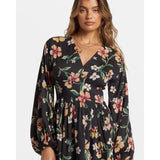 BILLABONG - NIGHT BLOOM MINI DRESS | BLACK SANDS