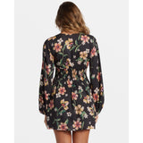 BILLABONG - NIGHT BLOOM MINI DRESS | BLACK SANDS