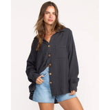 BILLABONG - SWEET SWELL LONG SLEEVE SHIRT | Black Sands