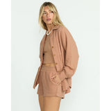 BILLABONG - SWEET SWELL LONG SLEEVE SHIRT | Rose Brown