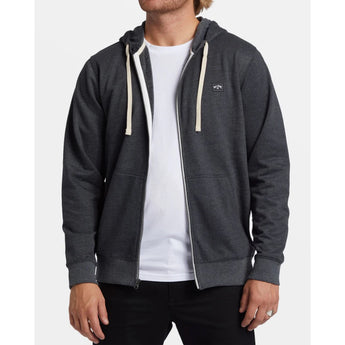 BILLABONG - ALL DAY ZIP HOODIE | BLACK HEATHER