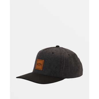 BILLABONG - STACKED SNAPBACK TRUCKER HAT | CHARCOAL