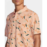 RVCA - BOTANICAL SS BUTTON-UP | DUSTY PINK
