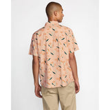 RVCA - BOTANICAL SS BUTTON-UP | DUSTY PINK
