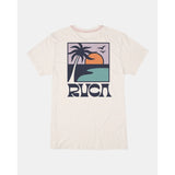 RVCA - PALM SET TEE | ANTIQUE WHITE