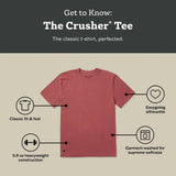 LIFE IS GOOD - MENS CRUSHER TEE | Trophy Husband Athletic Blue