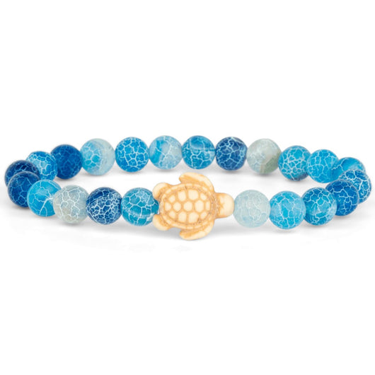 FAHLO - SEA TURTLE TRACKING BRACELET | AQUA BLUE