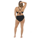 BODY GLOVE - SMOOTHIES RETRO PLUS SIZE BIKINI BOTTOM | BLACK