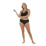 BODY GLOVE - SMOOTHIES RETRO PLUS SIZE BIKINI BOTTOM | BLACK