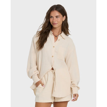 BILLABONG - WANDERER L/S WOVEN TOP | Dove