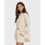 BILLABONG - WANDERER L/S WOVEN TOP | Dove