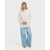 BILLABONG - WANDERER L/S WOVEN TOP | Salt Crystal