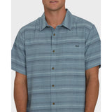 BILLABONG - ALL DAY STRIPE SS BUTTON-UP | Blue Fog