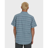 BILLABONG - ALL DAY STRIPE SS BUTTON-UP | Blue Fog
