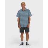 BILLABONG - ALL DAY STRIPE SS BUTTON-UP | Blue Fog