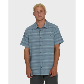 BILLABONG - ALL DAY STRIPE SS BUTTON-UP | Blue Fog
