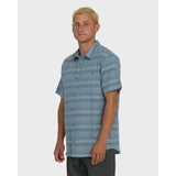 BILLABONG - ALL DAY STRIPE SS BUTTON-UP | Blue Fog