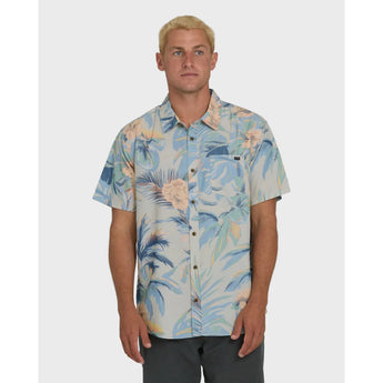 BILLABONG - SUNDAYS LOUNGE SS BUTTON-UP | Blue Horizon