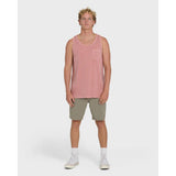 BILLABONG - ESSENTIALS POCKET WAVE WASHED PREMIUM TANK | Ash Rose