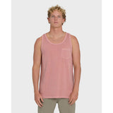 BILLABONG - ESSENTIALS POCKET WAVE WASHED PREMIUM TANK | Ash Rose