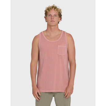 BILLABONG - ESSENTIALS POCKET WAVE WASHED PREMIUM TANK | Ash Rose