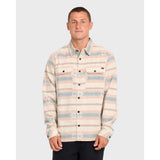 BILLABONG - OFFSHORE JACQUARD FLANNEL BUTTON-UP | Sand Khaki