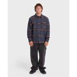 BILLABONG - OFFSHORE JACQUARD FLANNEL BUTTON-UP | True Navy