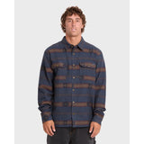 BILLABONG - OFFSHORE JACQUARD FLANNEL BUTTON-UP | True Navy