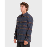 BILLABONG - OFFSHORE JACQUARD FLANNEL BUTTON-UP | True Navy