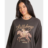 BILLABONG - FAMILIAR ROADS LONGSLEEVE TEE | Off Black