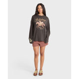 BILLABONG - FAMILIAR ROADS LONGSLEEVE TEE | Off Black