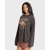 BILLABONG - FAMILIAR ROADS LONGSLEEVE TEE | Off Black
