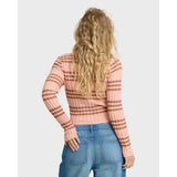 BILLABONG - VIGGY V-NECK SWEATER | Pale Peach