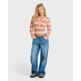 BILLABONG - VIGGY V-NECK SWEATER | Pale Peach