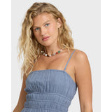 BILLABONG - IN THE SKY 2 MIDI DRESS | Blue Smoke