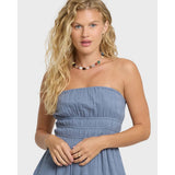 BILLABONG - IN THE SKY 2 MIDI DRESS | Blue Smoke
