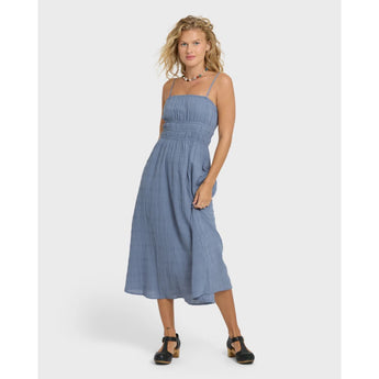 BILLABONG - IN THE SKY 2 MIDI DRESS | Blue Smoke